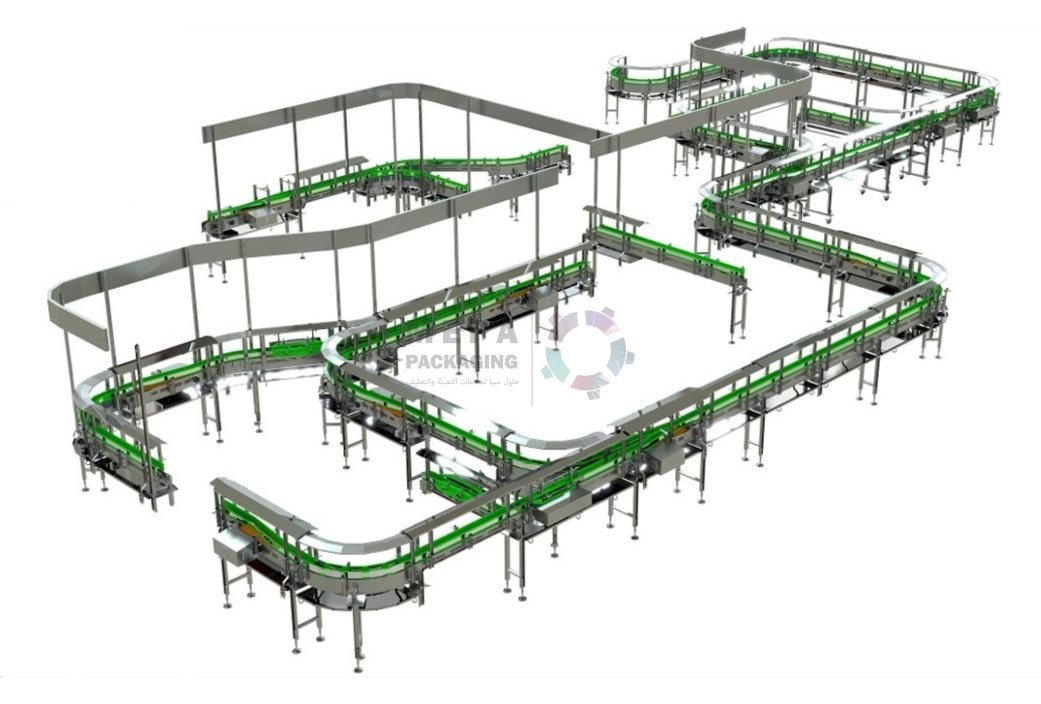 Table-top chain conveyors