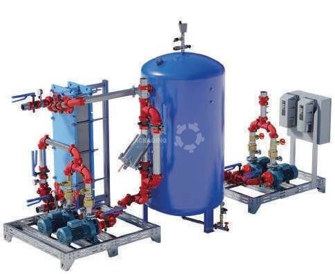 Process cooling for PET and beverage plants