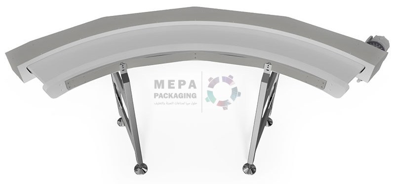 Modular belt curve conveyors