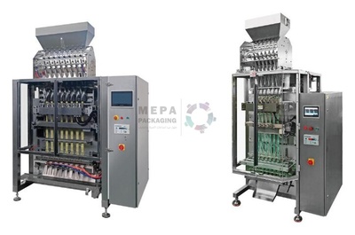 Multi-lane sachet machine