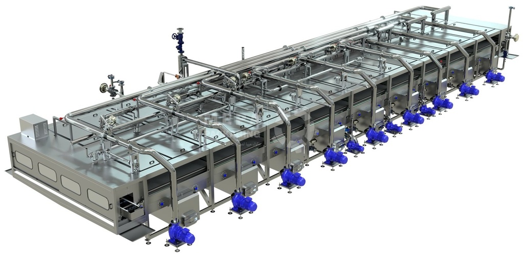 Rinsing & Blowing Machine